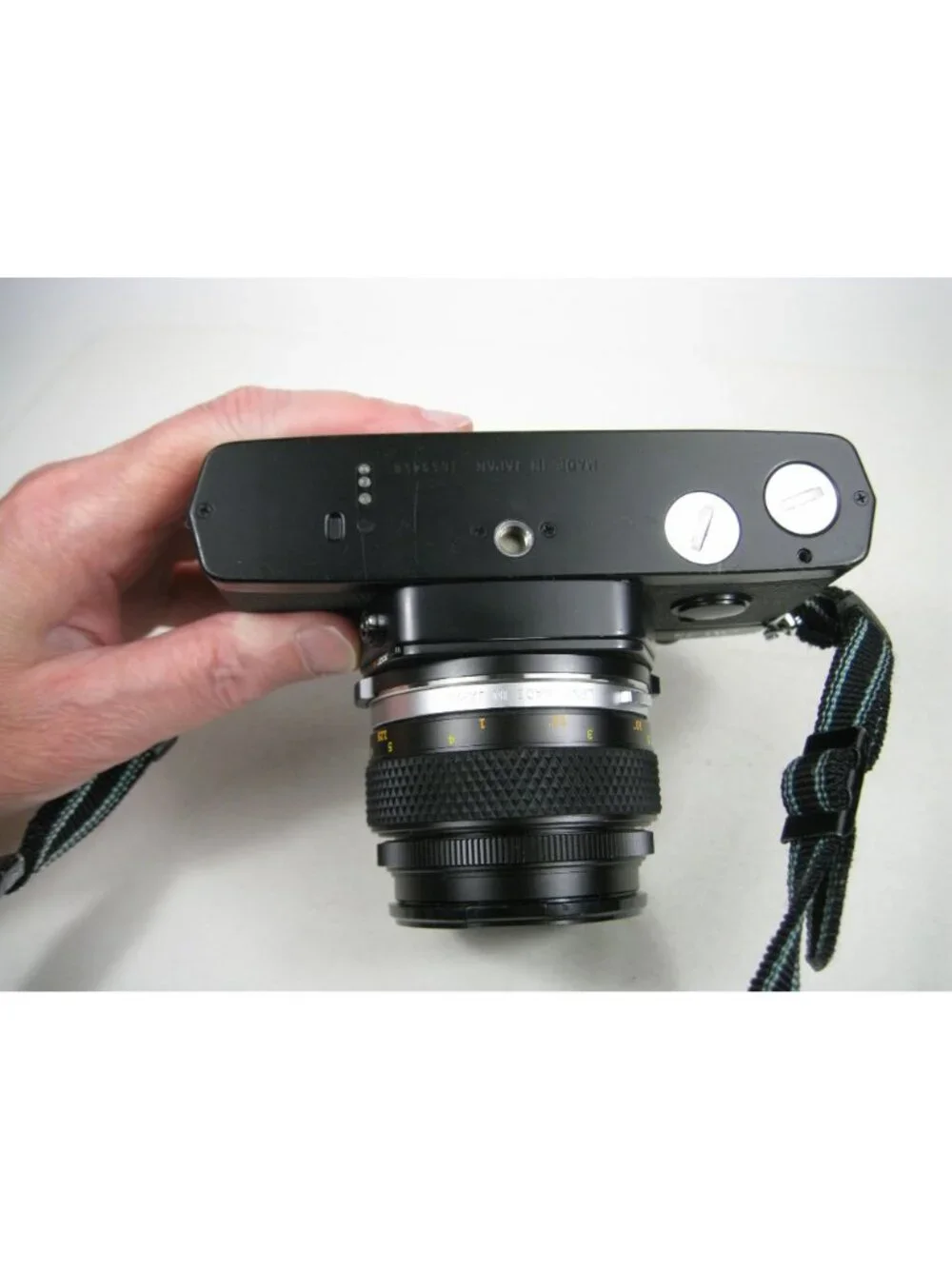 Olympus OM-2S Program 35mm Film Camera With Zuiko 50mm f/3.5 Lens Strap UNTESTED